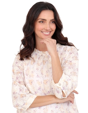 Blusa Duplan manga 3/4 para mujer