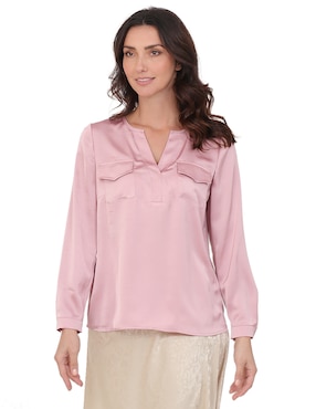 Blusa Duplan manga larga para mujer