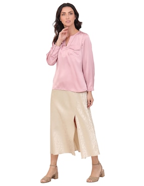Blusa Duplan manga larga para mujer