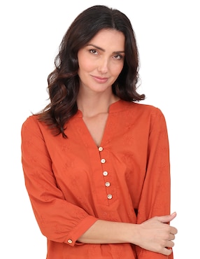 Blusa Duplan manga 3/4 para mujer