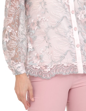 Blusa Duplan cuello redondo para mujer