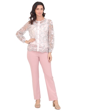 Blusa Duplan cuello redondo para mujer
