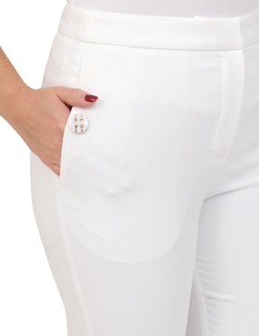 Pantalón de vestir Duplan Petite slim para mujer