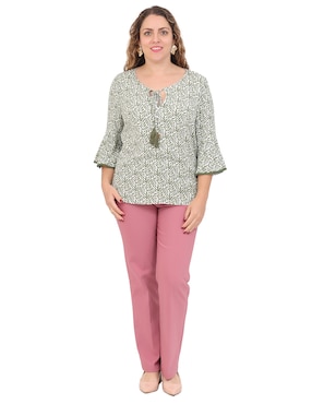Pantalón de vestir Duplan Petite slim para mujer