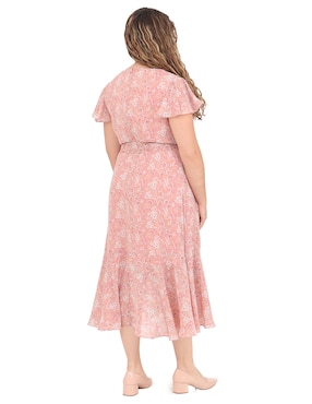 Vestido midi casual Duplan Petite para mujer