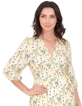 Vestido midi casual Duplan para mujer