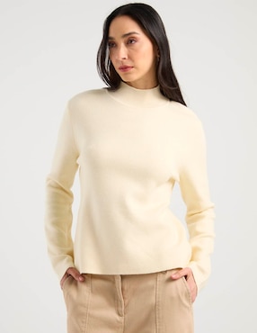 Suéter Duplant Petite cuello alto pra mujer