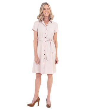 Vestido a la rodilla casual Chaps para mujer