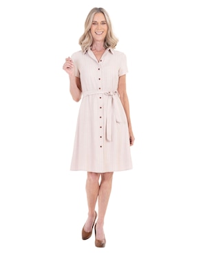 Vestido a la rodilla casual Chaps para mujer