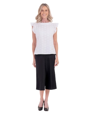 Blusa Chaps manga corta para mujer