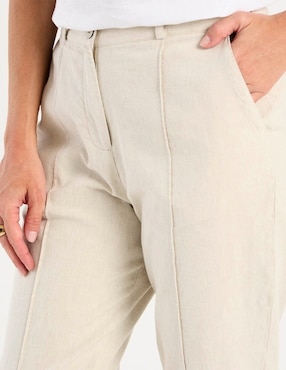 Pantalón capri Ábito straight para mujer
