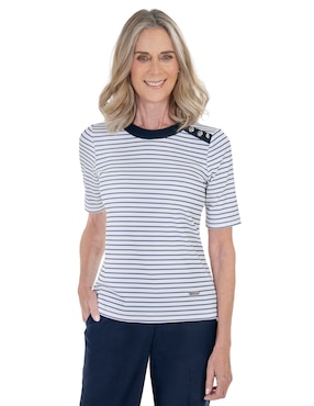 Blusa Chaps manga corta para mujer