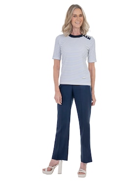 Blusa Chaps manga corta para mujer