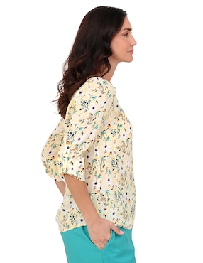 Blusa Duplan manga al codo para mujer