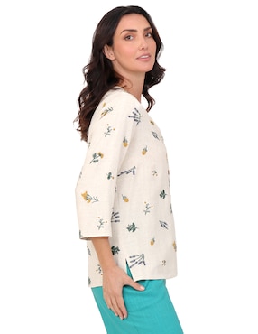 Blusa Duplan manga 3/4 para mujer