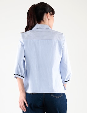 Blusa Margaret manga 3/4 para mujer