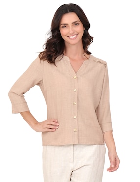 Blusa Duplan manga 3/4 para mujer