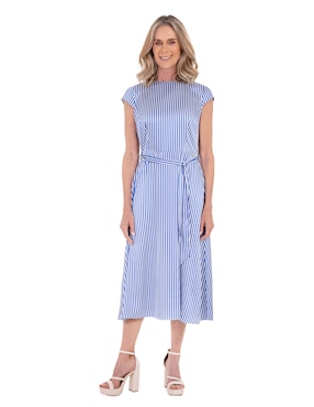 Vestido a la rodilla casual Chaps para mujer