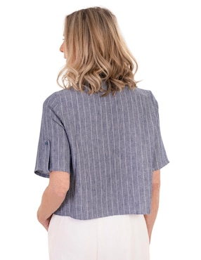 Blusa Chaps manga 3/4 para mujer