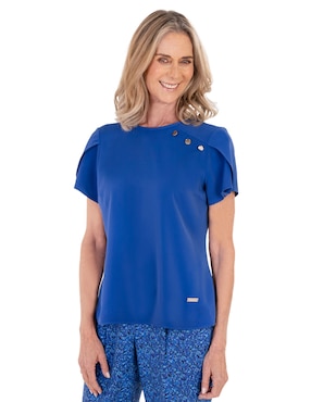Blusa Chaps manga corta para mujer