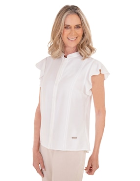 Blusa Chaps manga corta para mujer