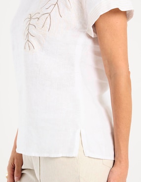 Blusa Ábito manga corta para mujer