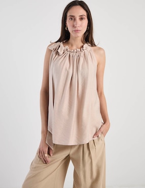 Blusa de tirantes Lorenza Blau para mujer