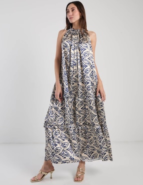 Vestido crop playa Lorenza Blau para mujer