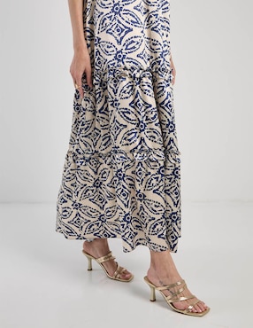 Vestido crop playa Lorenza Blau para mujer