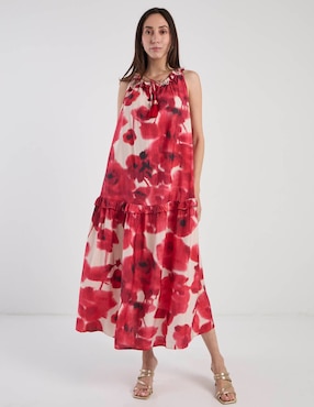 Vestido largo casual Lorenza Blau para mujer