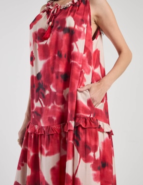 Vestido largo casual Lorenza Blau para mujer