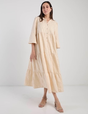 Vestido crop casual Lorenza Blau para mujer