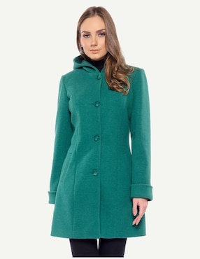 Abrigo Karla D' Liz regular para mujer