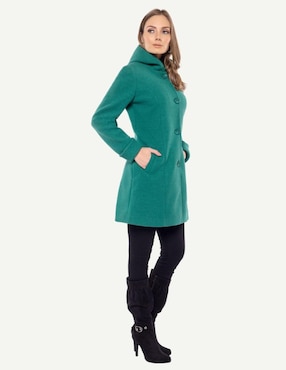 Abrigo Karla D' Liz regular para mujer