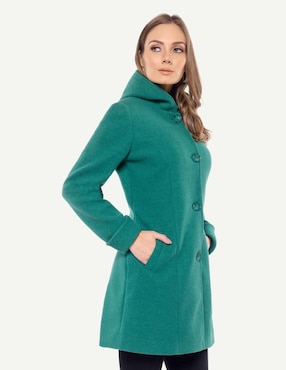 Abrigo Karla D' Liz regular para mujer