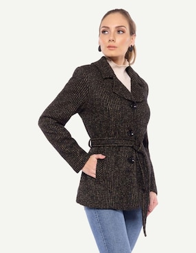 Abrigo Karla D' Liz regular para mujer