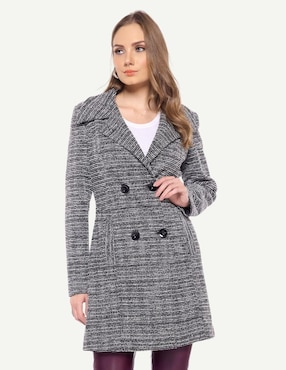 Abrigo Karla D' Liz regular para mujer