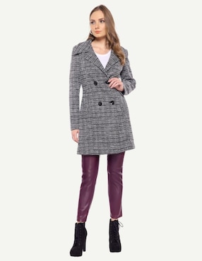 Abrigo Karla D' Liz regular para mujer
