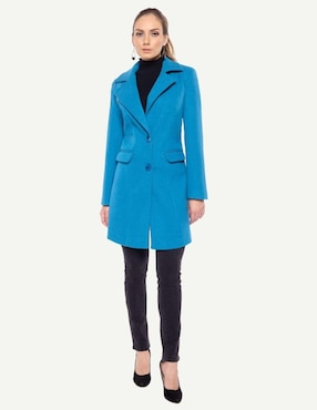 Abrigo Karla D' Liz regular para mujer