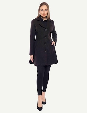 Abrigo Karla D' Liz regular para mujer