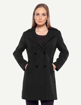 Abrigo Karla D' Liz regular para mujer