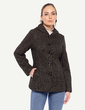 Abrigo Karla D' Liz regular para mujer