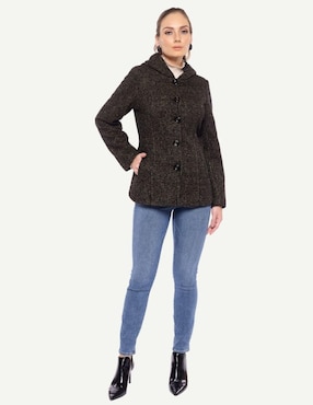 Abrigo Karla D' Liz regular para mujer
