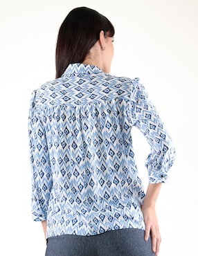 Blusa Margaret manga 3/4 para mujer