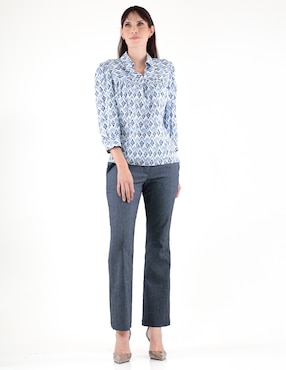 Blusa Margaret manga 3/4 para mujer