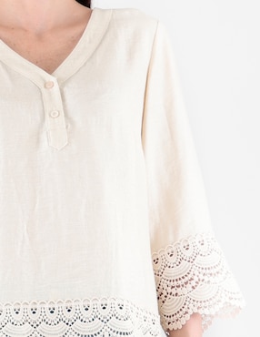 Blusa Margaret manga 3/4 para mujer