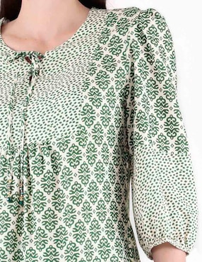 Blusa Margaret manga 3/4 para mujer
