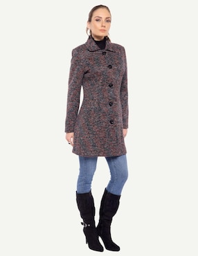 Abrigo Karla D' Liz regular para mujer