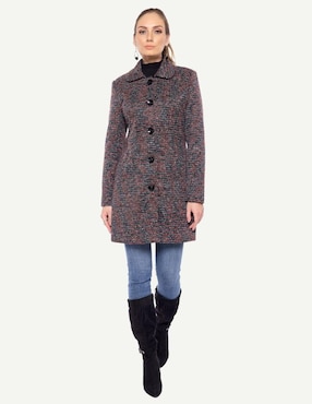 Abrigo Karla D' Liz regular para mujer