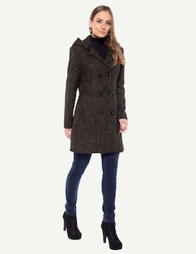 Abrigo Karla D' Liz regular para mujer